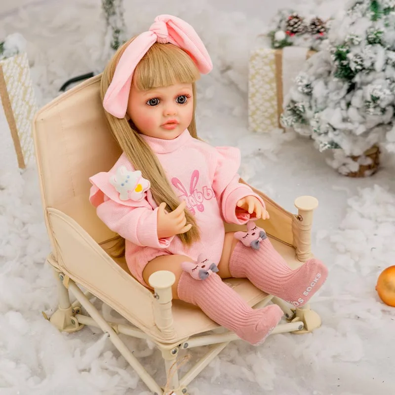 Doll Clothes Hoodie Sweater Jumpsuit For 55cm Baby Reborn Doll DIY Girl Clothing Toys for 21.65 Inch Dolls Clothes Accessories