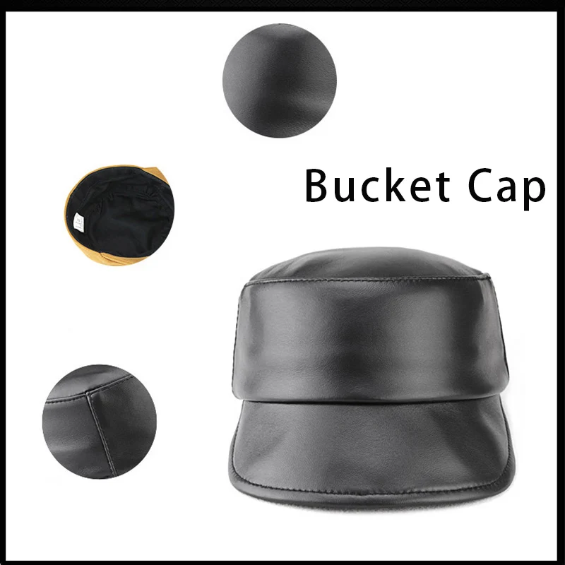 

Осенняя кепка с козырьком из овчины из натуральной кожи для женщин, замшевая мягкая шляпа с широкими полями, конная шляпа для мужчин, шляпа-ведро для отдыха