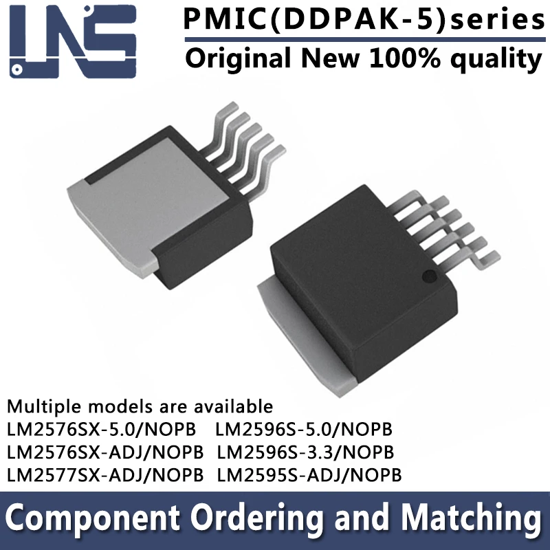 1PCS LM2595S-ADJ/NOPB LM2596S-3.3/NOPB LM2596S-5.0/NOPB LM2576SX-5.0/NOPB LM2576SX-ADJ/NOPB LM2577SX-ADJ/NOPB DDPAK-5 PMIC