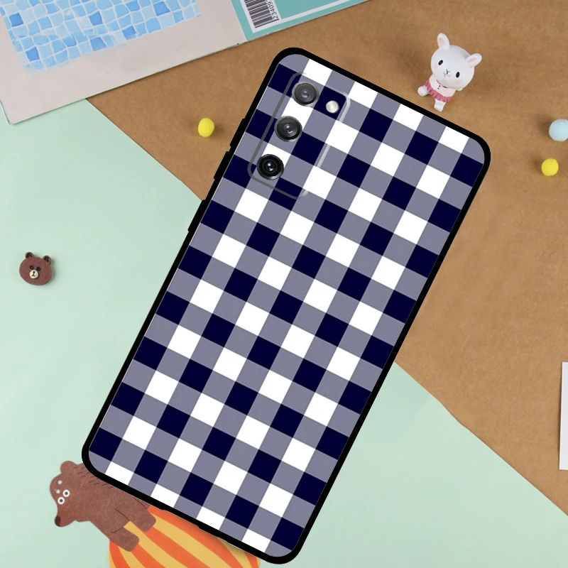 Buffalo Plaid Pattern Case For Samsung Galaxy S23 S22 Ultra S21 S20 FE S8 S9 S10 Note 10 Plus Note 20 Ultra Cover image 5