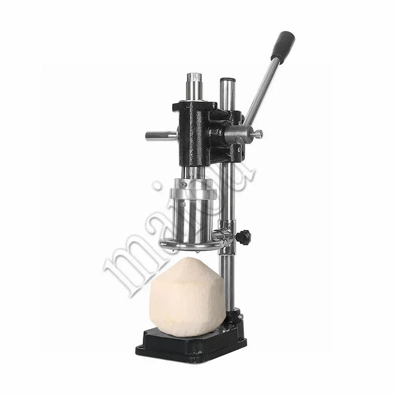 Commercial Lever Style Openers Hand Press Green Coconut Opening Holing Machine