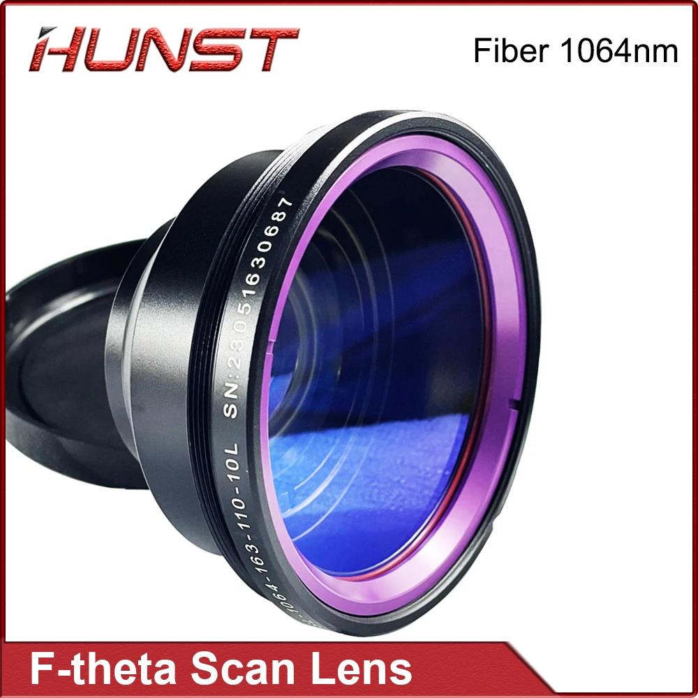 

HUNST F-theta Scan Lens Mount M85x1 1064nm Field Lens 50-400mm F80-525mm for YAG Optical Fiber Laser Marking Machine SpareParts