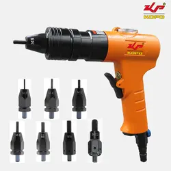 KOPO Air Nut Riveter Industrial Grade Pneumatic Riveting Tool Self-Locking Head Air Riveter Gun for M3 M4 M5 M6 M8 M10 M12 Nuts