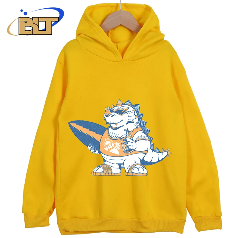 Kaiju Summer Vibes Printed Children's Wear Children's New Hoodie Classic Sportswear Suitable for Boys and Girls