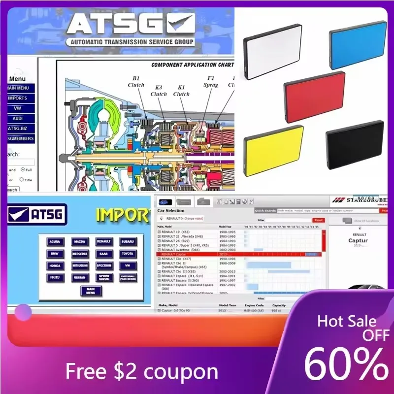 

ADS ! ATSG 2017 Automatic Transmission Maintenance Group Repair Information Car Repair Software Unit Failure Detection