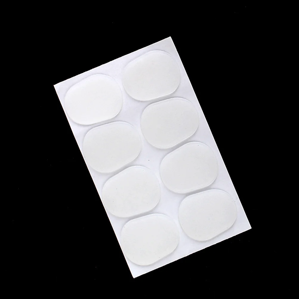 

8Pcs Silicone Sax Tongue Pads Cushions for Alto Tenor Mouthpiece Protect Teeth Comfortable Resting Place White
