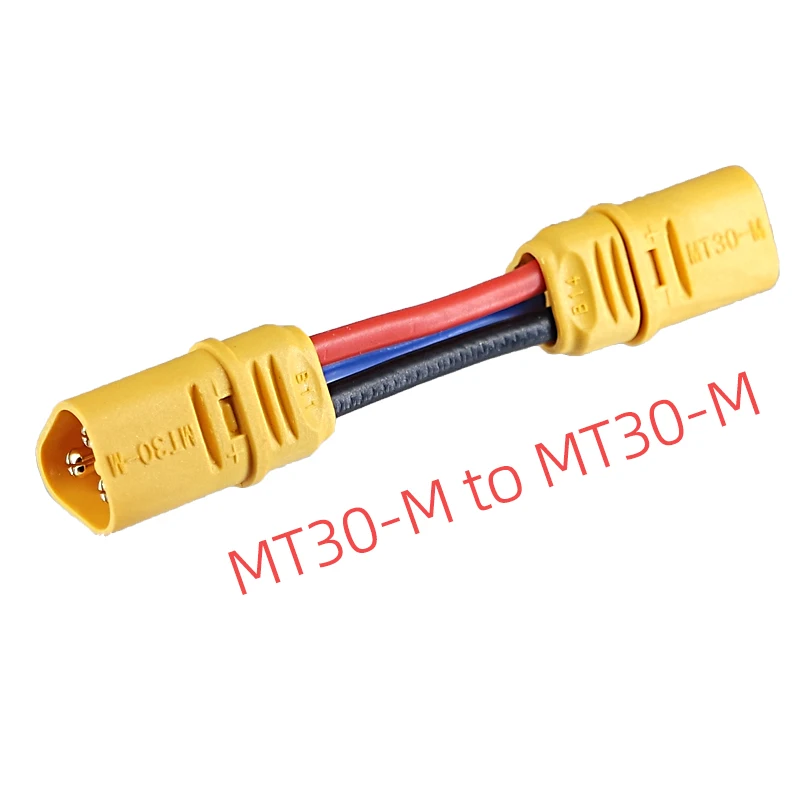 Amass Lithium Battery Male-to-Male Cable Connector: MT30-M to MT30-M Drone and Electric Toy Adapter Extension Cable