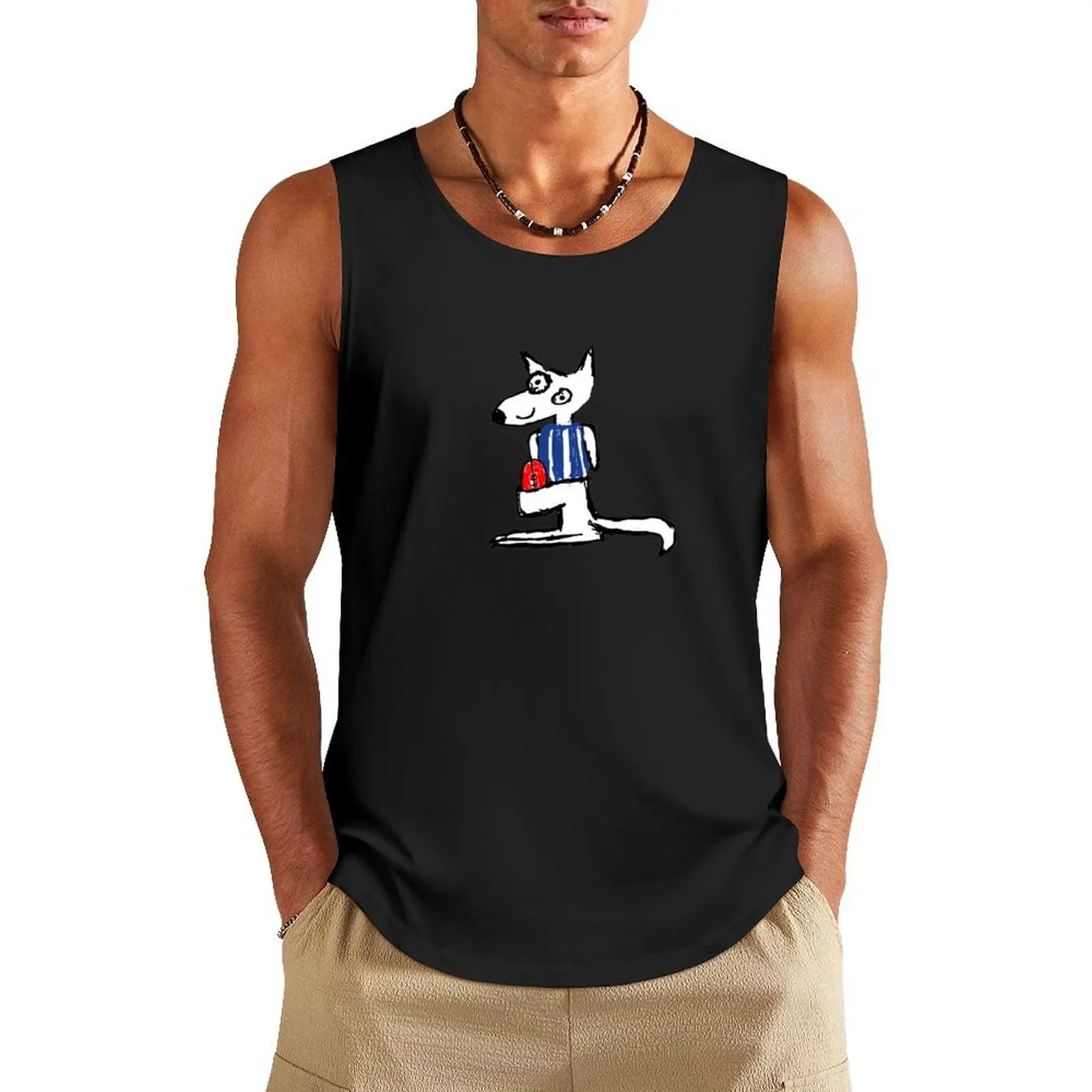 

North Melbourne Kangaroos Logo Drawing Tank Top bodybuilding man Top summer clothes men 2025 Vest for boy