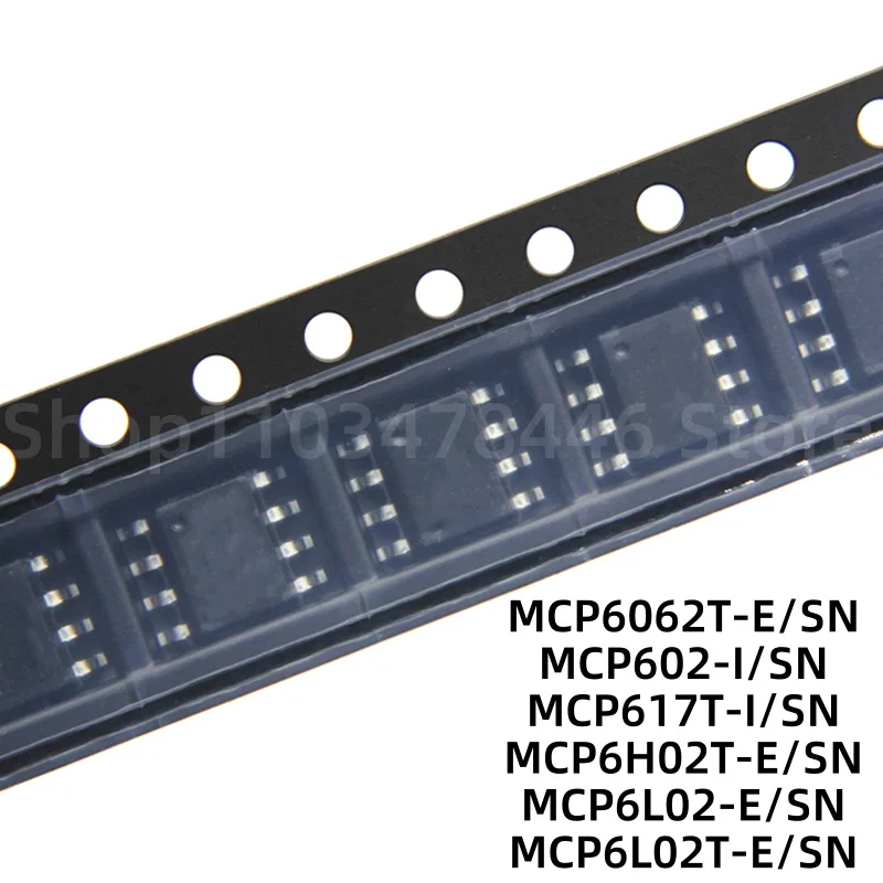 

100piece MCP6062T-E/SN MCP602-I/SN MCP617T-I/SN MCP6H02T-E/SN MCP6L02-E/SN MCP6L02T-E/SN SOIC-8