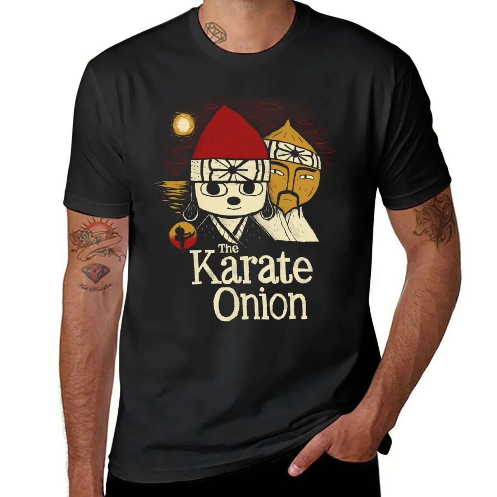 New the karate onion T-Shirt Blouse funny t shirts Tee shirt mens graphic t-shirts