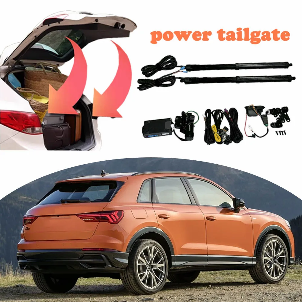 Fits for AUDI Q3 2019-2025 Retrofit Power Tailgate System Power Eletric Support  Tailgate Remote kick sensor