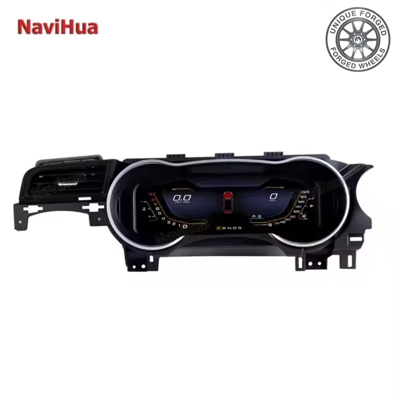 26 Style Virtual Cockpit 12.3 Inch Cluster For Ford Mustang 2015 2020 Meter LCD Instrument Digital Cluster Dashboard Automotive