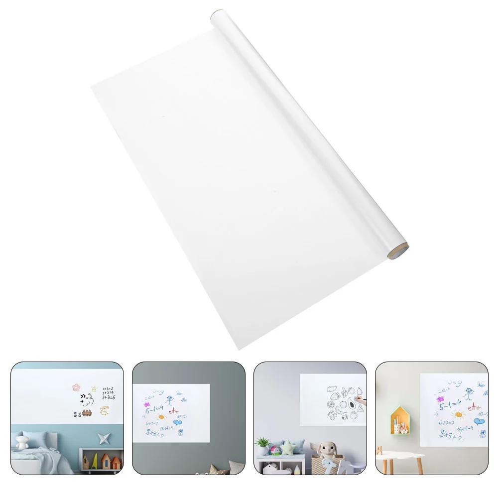 Whiteboard-Wandaufkleber, kontinuierliche Modifikationen, trocken abwischbare Zeichnung, klebstofffreie Whiteboards aus Kunststoff