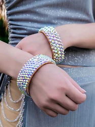 Stage Performance Accessories Belly Dance Bracelet High-end Female Adult Exquisite Performance Rhinestone Matching Accessories