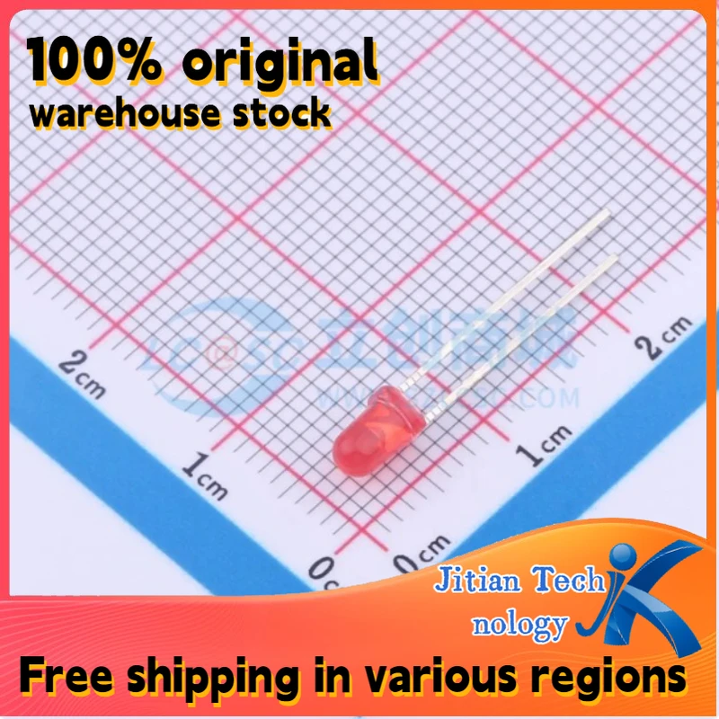 100PCS 100%Original New in Stock XL-302SURD D=3mm Light emitting diodes/LEDs Orders are welcome