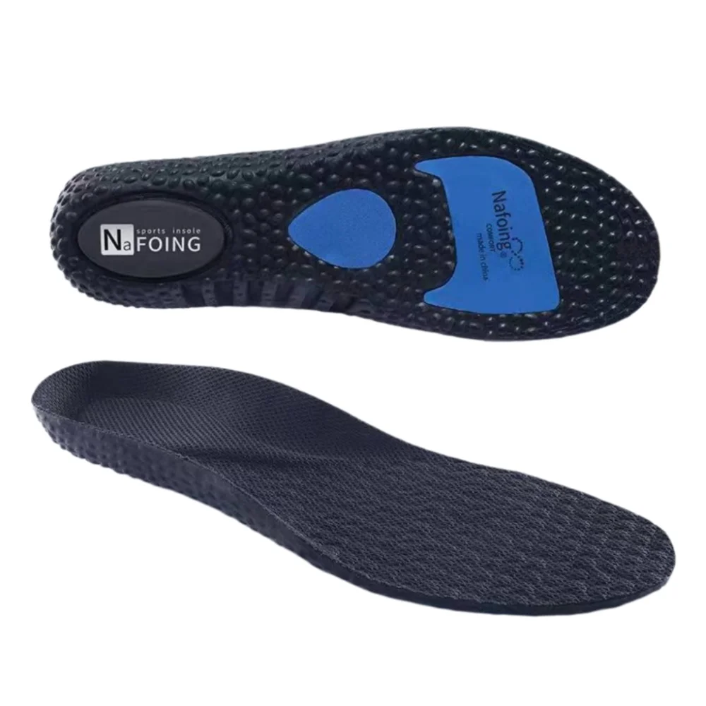 

High Quality EVA 4D Insole Deodorant Breathable Running Insoles Shock Absorption High Elastic Sports Insoles Daily Wear