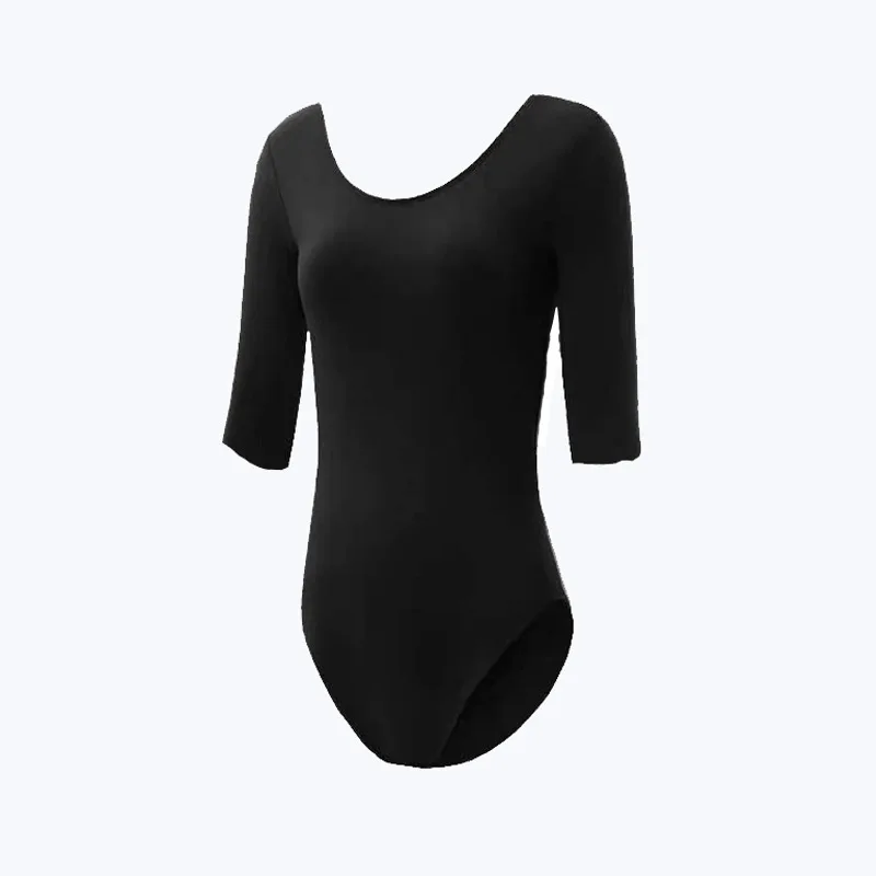 Costumes d'entraînement de danse sexy pour femmes adultes, haut une pièce, ballet latine féminin, salle de Rhmoderne, t-shirt conjoint, sportif, nouveau, 2023