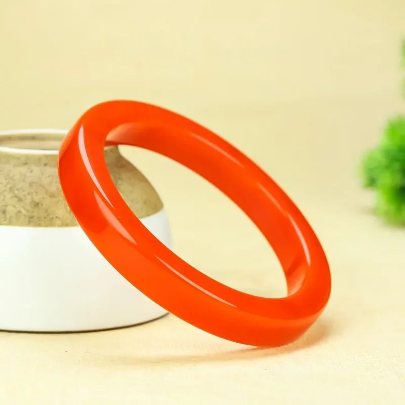 

Fashion Bracelet, Red Square Mouth Bracelet, Versatile Classic Women's Jewelry