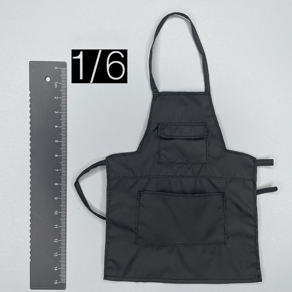 

Big Sales 1/6th 3ATOYS Black Apron Accessories Model For 12 inch Action Figure Scene Component