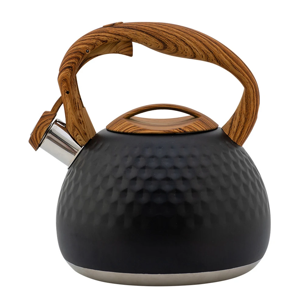 

Black 3L Kettle Stainless Steel H Corrosion Stove Tops Teapot Resistant Kitchen Gadgets
