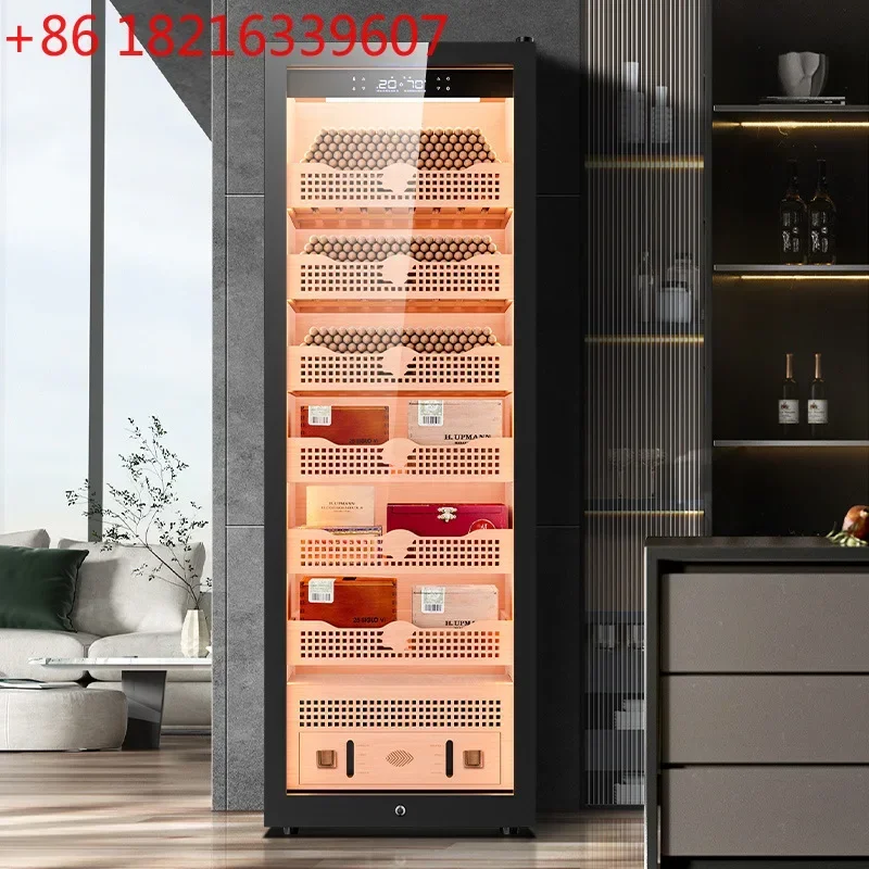 TAO Cigar cabinet Precise constant temperature and humidity cedar wood liner with WiFi compressor Refrigeration cabinet