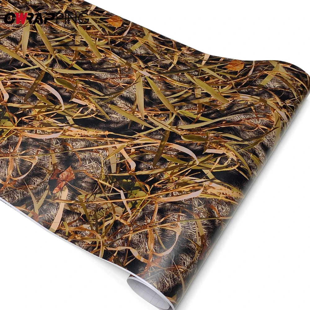 

Клейкие виниловые автомобильные наклейки для мотоцикла, уличные украшения, камуфляжные без пузырьков деревьев, аксессуары, автомобильная пленка, чехол для травы