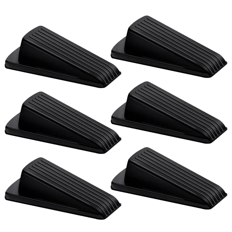 

BMBY-6-Pack Резиновые дверные стопоры премиум-класса, прочные клинья для ковров, плитки, бетона