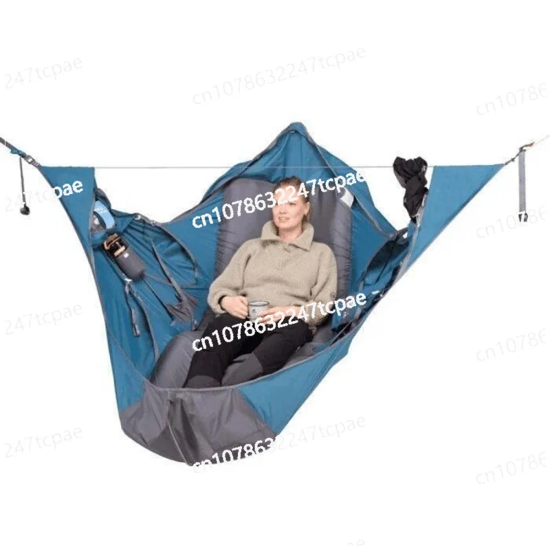 Outdoor Survival Portable Single Hammock Tear-proof Mosquito-proof Hammock Multi-color optional