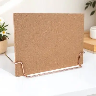 1 set Cork Board Bulletin Wall Office Display Home Memo Halloween Christmas New Year Desk Cork Board Cork Pin Board Premium