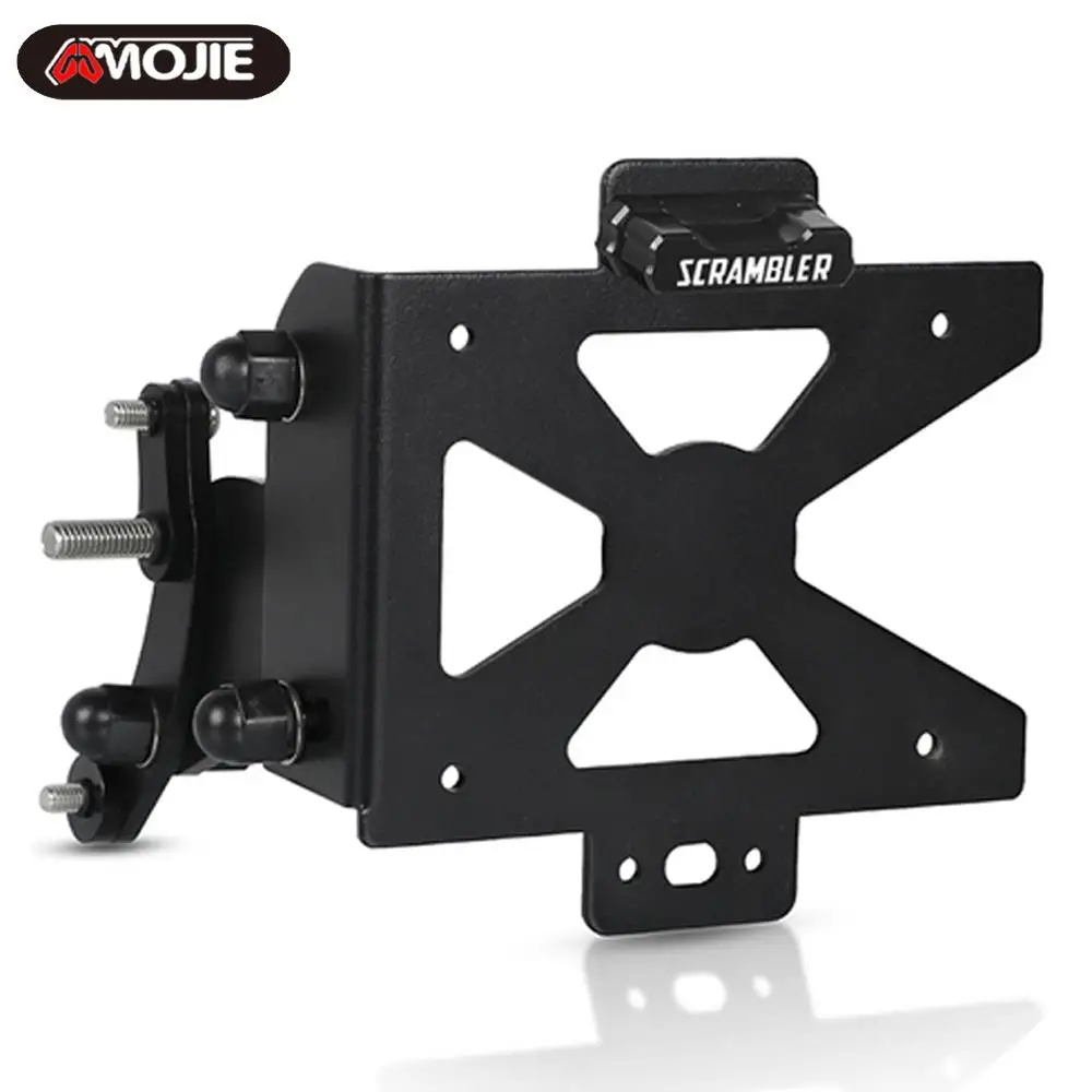 For BMW R Nine T RNINET R9T 1200 SCRAMBLER 2014 2015 2016 2017 2018 2019 Motorcycle Side Mounted LED License Plate Bracket