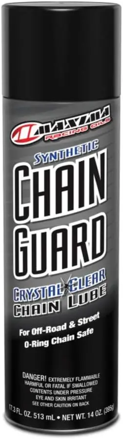 

14 oz. Synthetic Chain Guard Aerosol - Reduces Friction, Minimizes Flings, Works in Wet/Dry Conditions