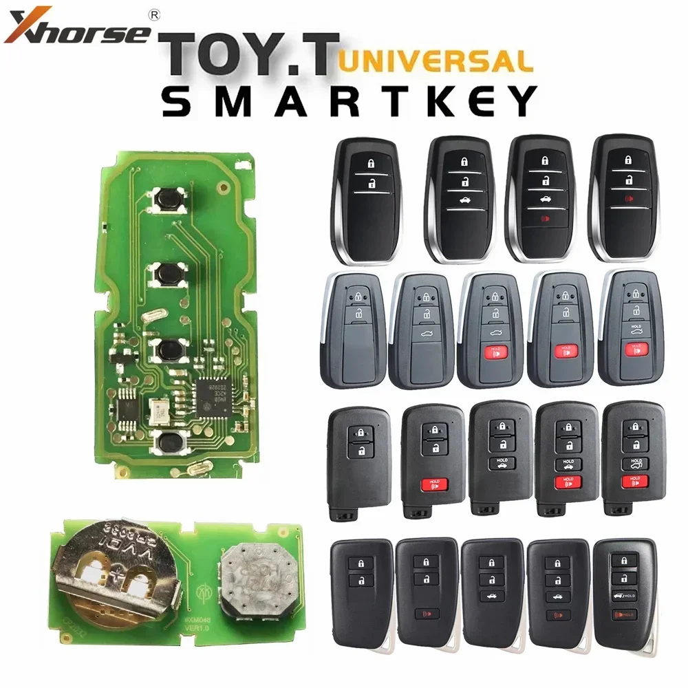 Xhorse VVDI MINI Key Tool Max Pro XM38 Smart Keys Circuit Board Universal Remote Control with Case For Toyota 8A 4A XSTO01EN