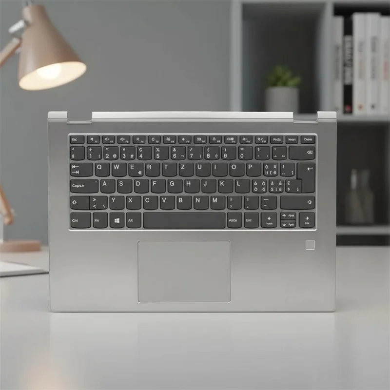 

Клавиатура SWS Swiss Platinum, верхняя часть корпуса, чехол-накладка на подставку для рук для Lenovo YOGA 530 Flex 6 14 14IKB 14ARR 5CB0R08892