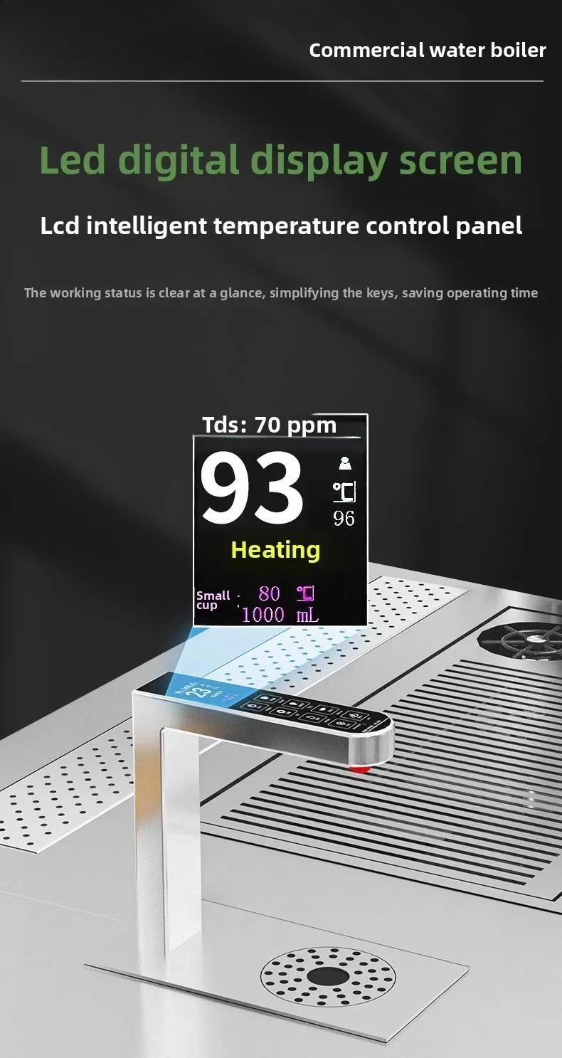 Embedded Water Boiler New Chinese Tea Undercounter Water Boiler Quantitative Milk Tea Shop Cafe