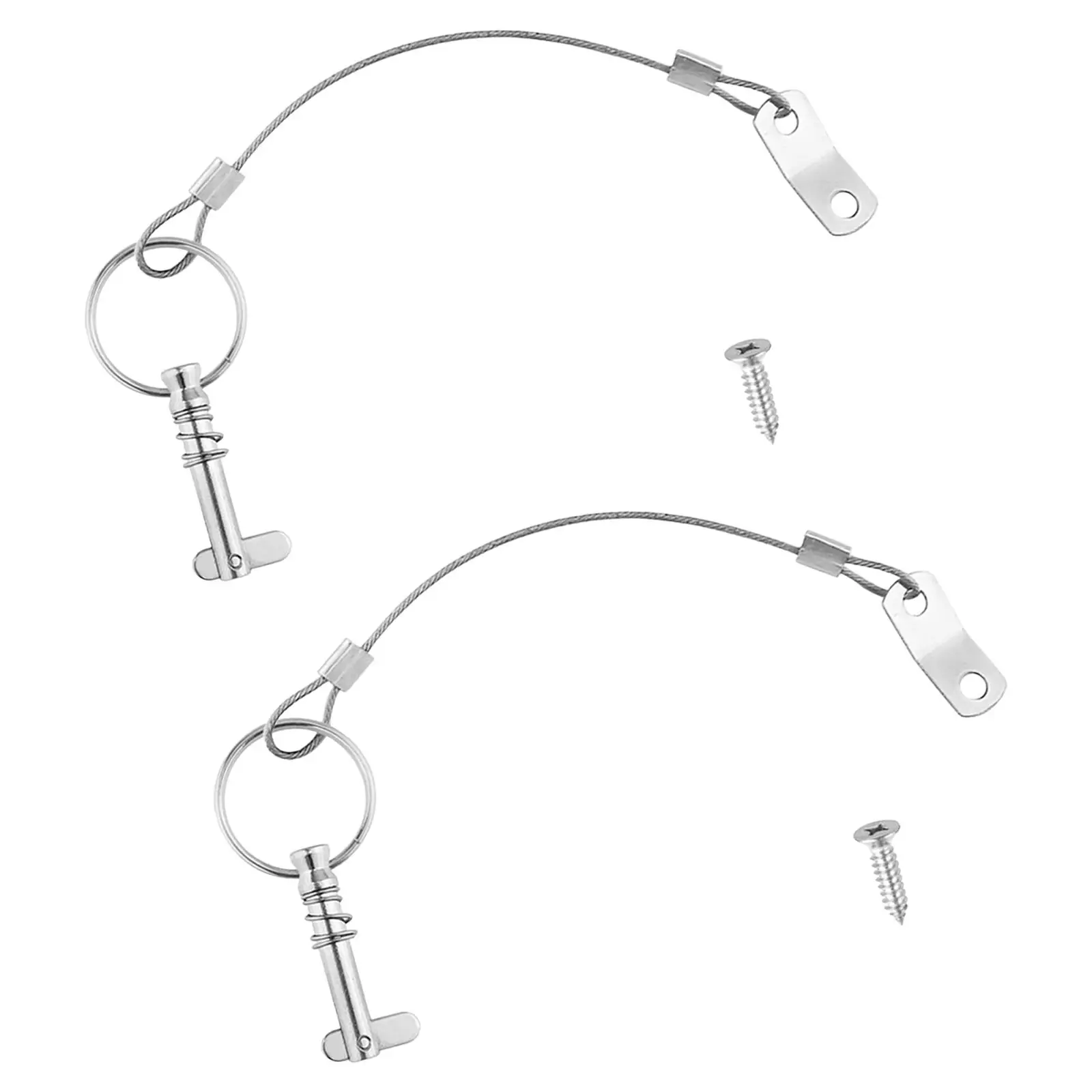Quick Release Pin Stainless Steel Marine Safety Pin Fast Installation for Boat Bimini Tops Deck Hinge Railing Bracket