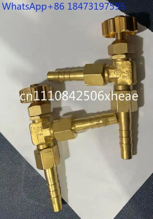 2pcs DJ5 gas regulating needle valve, oil valve, right angle oxygen valve, high pressure heavy duty gas, regulating valve