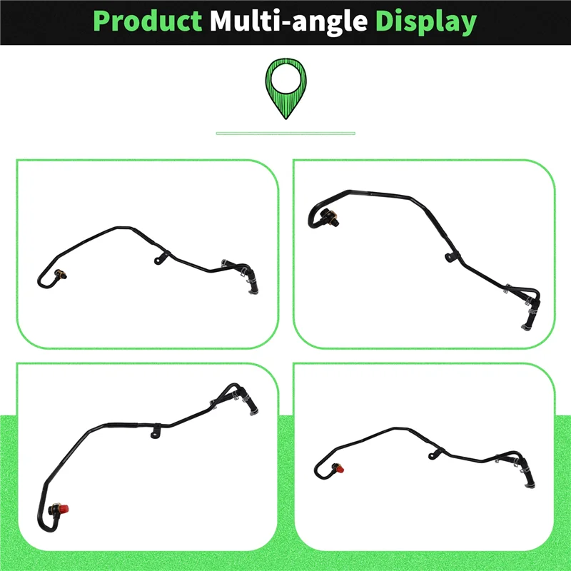 

X39A-NEW Turbocharger Pipe Coolant Tube AA5Z8A505F AA5Z-8A505-F For Ford Explorer 2011-2019 Intake Housing To Upper Rad Hose