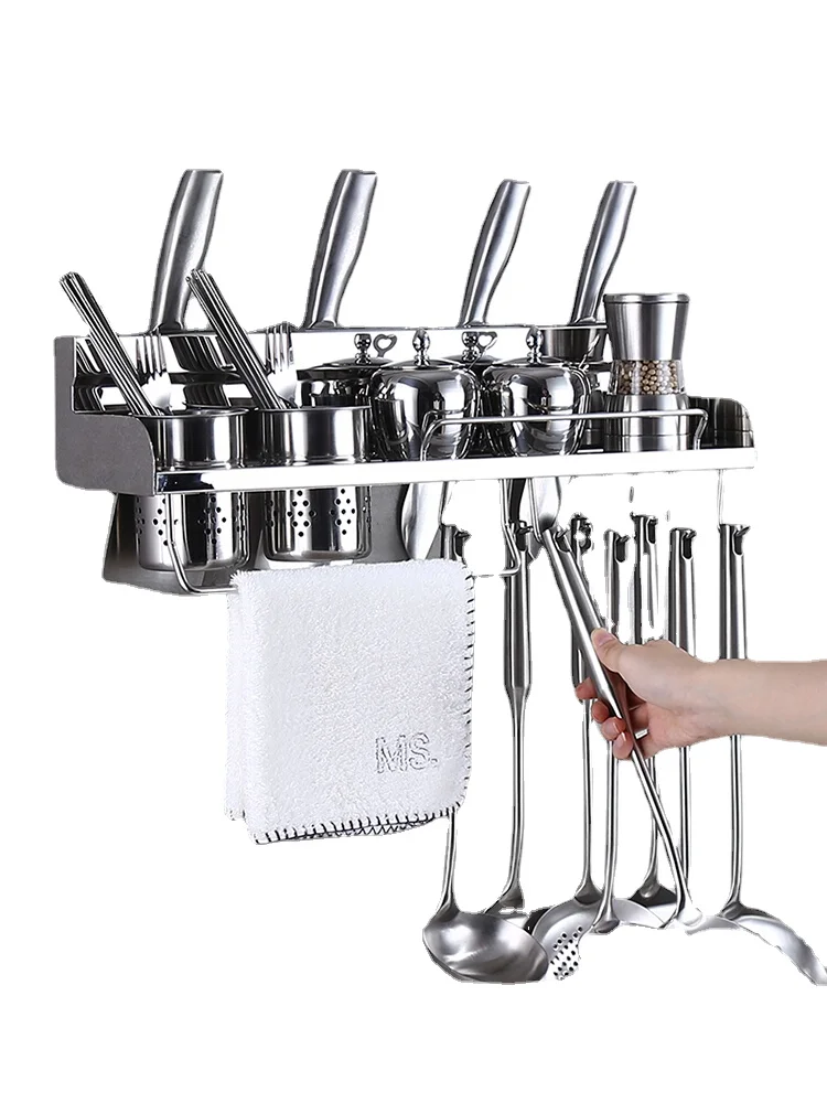 Wyj304 Stainless Steel Hardware Storage Kitchenware Supplies Condiment Knife Holder Pendant