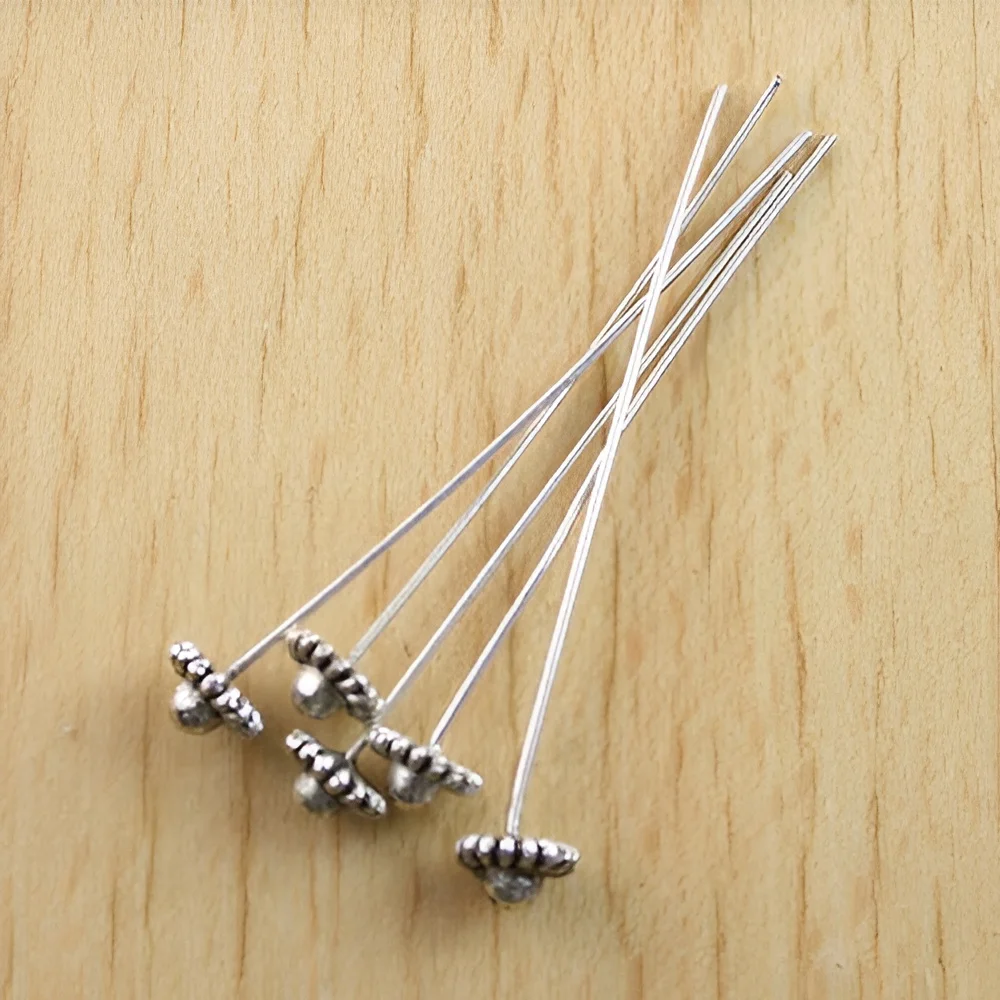 

25pcs 0.6x51mm head 6.3mm Head Pin W/ Unique head h0602