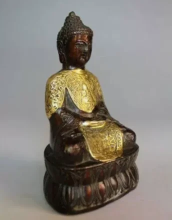 Tibetan Tibet Buddhism Copper Bronze Sakyamuni Tantra Buddha Tathagata Statue