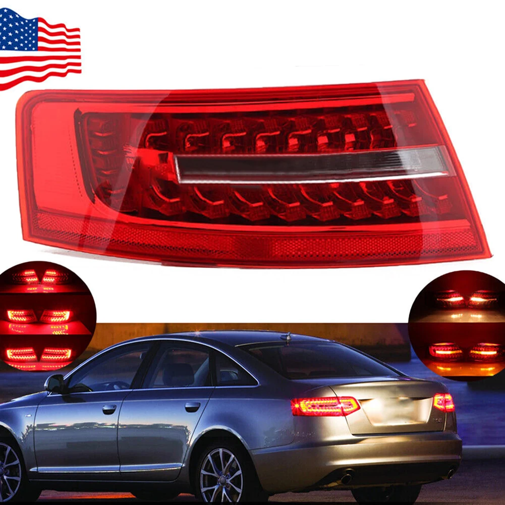 

4FD 945 095 B Left LED Rear Tail Light Turn Signal Stop Brake Lamp Outer Compatible For A6 C6 Sedan 2009-2011 RS6 2008-2011