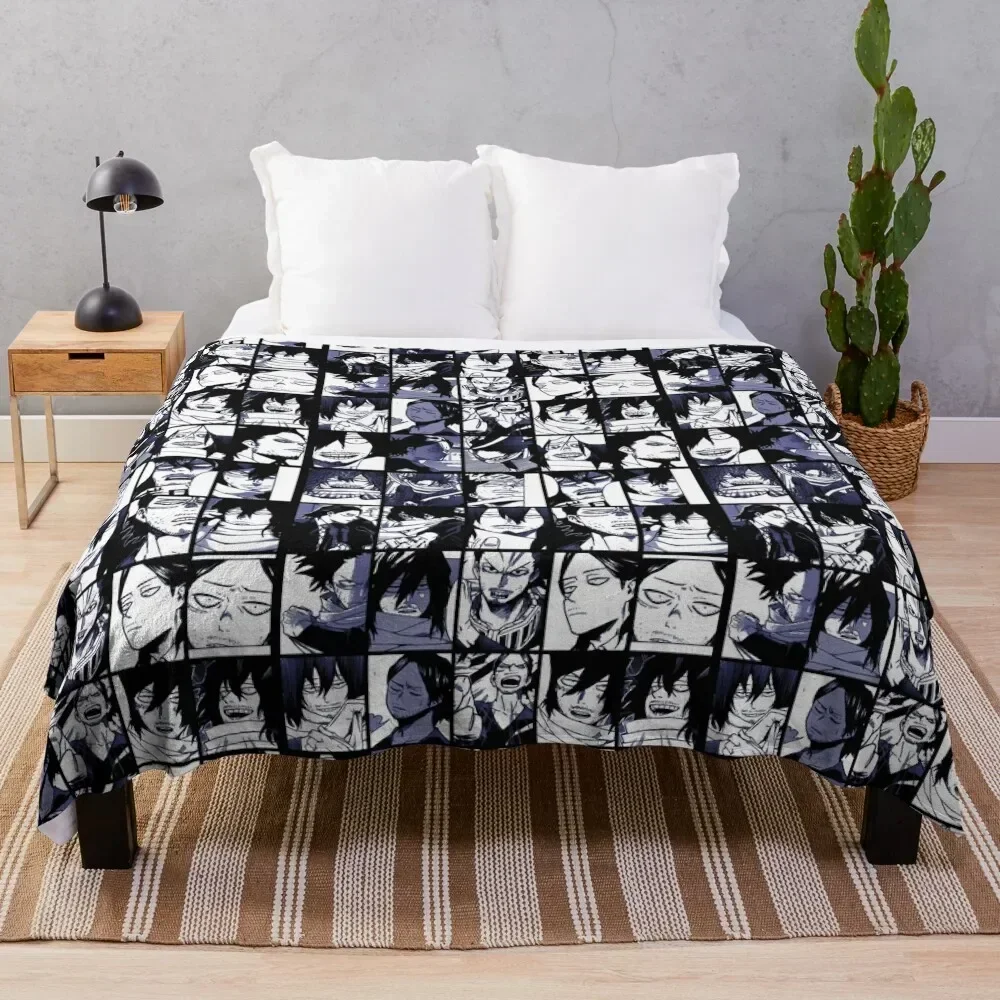 

Aizawa Shota Collage Throw Blanket Fluffy Cozy Throw Blanket for Home Decor