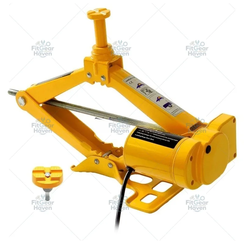 Suitable for 12v electric scissor jack, with box for 5t car tire replacement