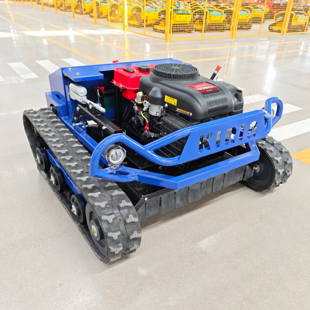 

Hot Top Small Crawler Remote Control Mower Farm Grass Blade Automatic Lawn Mower Robot Simple Commercial Lawn Mowing Price