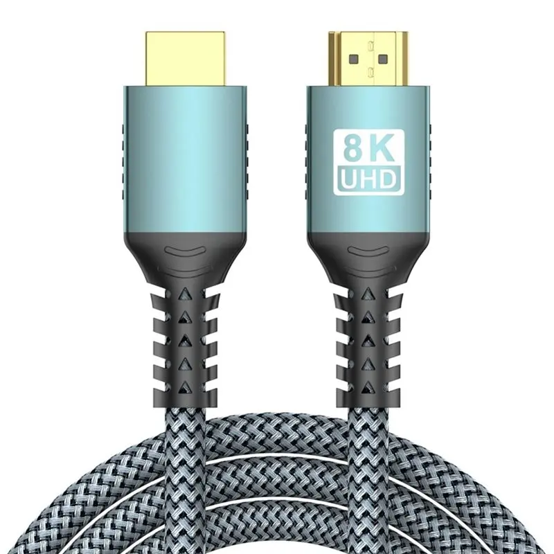 【VALENTINE's DAY】8K -Compatible 2.1 Cable Non Slip -Compatible 2.1 Cable 8K60hz 4K240hz 48Gbps UHD Video Cord For Laptop