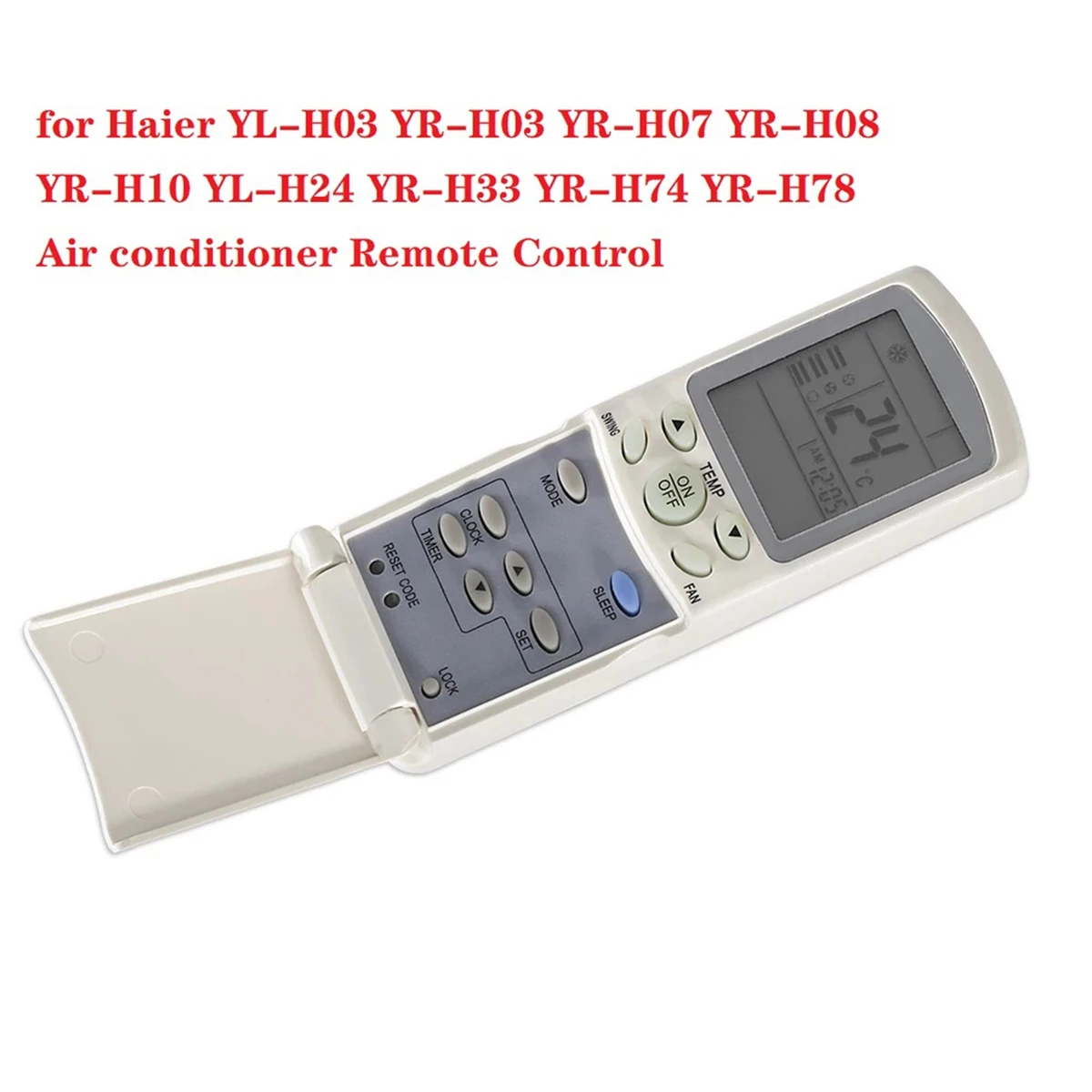 Image of Für Zuhause YL-H03 Fernbedienung für Haier Klimaanlage YR-H03 YR-H07 YR-H08 YR-H10 YL-H24 R-H33 YR-H74 YR-H78 Fernbedienung