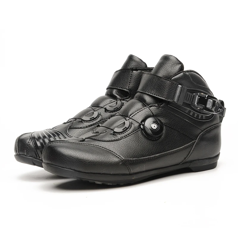 

Professional High Top Motorcycle Boots Men's New Plus Size Cycling Boots Outdoor Protective Ride Training Competition Boots