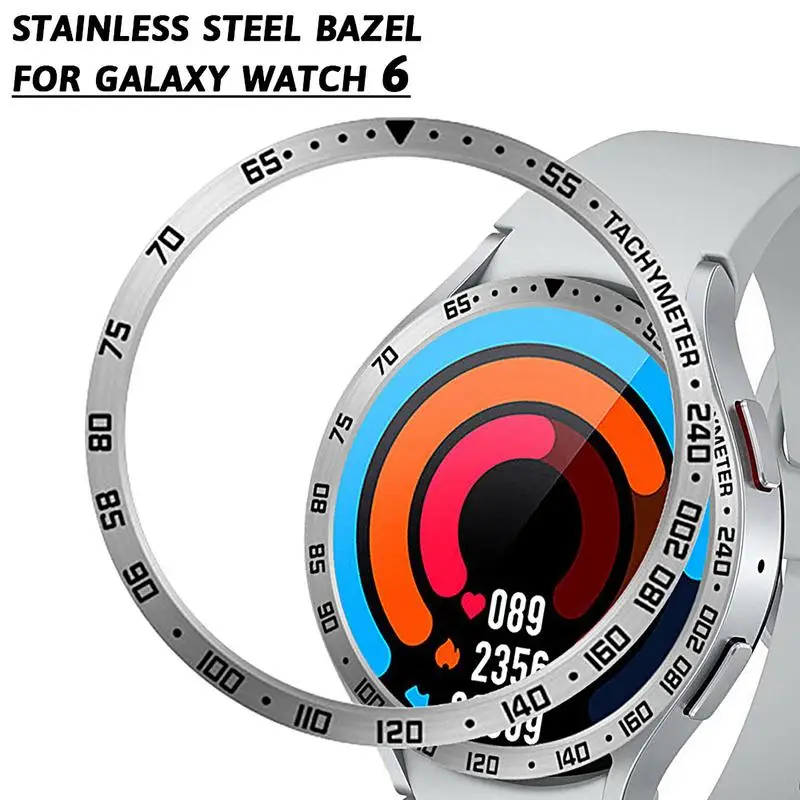 Watch Bezel Ring for Samsung GalaxyWatch6 Classic 43Mm 47mm Stainless Steel Cover Bumper Case Accessorie For Watch 6 Classic 47