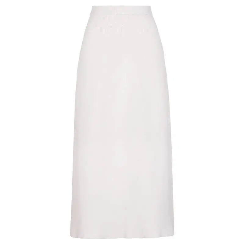 White midi skirt