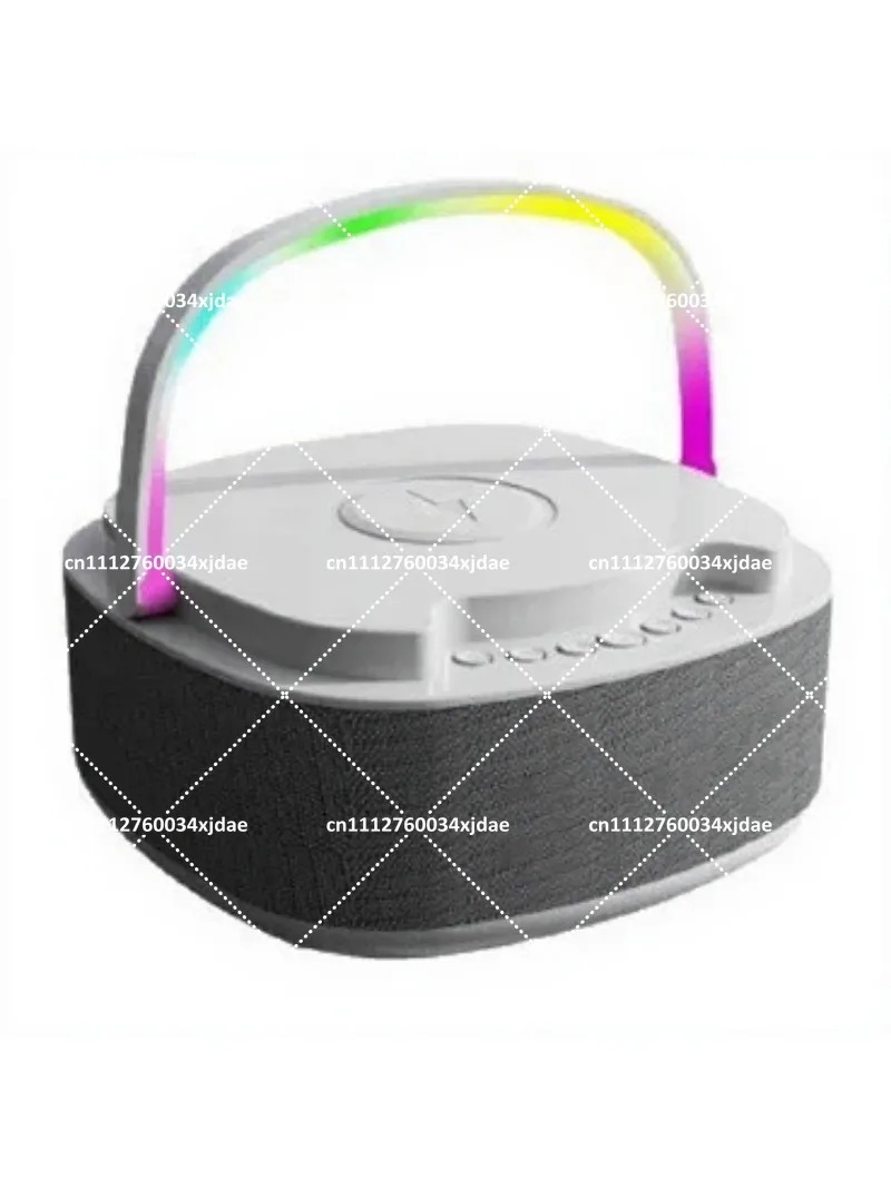 Bluetooth Speaker with LED Alarm Clock and Timer, Portable Desktop Audio for Home Office